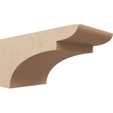 Ekena Millwork 10"W x 20"D x 10"H Wide Yorktown Rough Cedar Woodgrain TimberThane Corbel, Primed Tan CORUR10X20X10YORRCPR